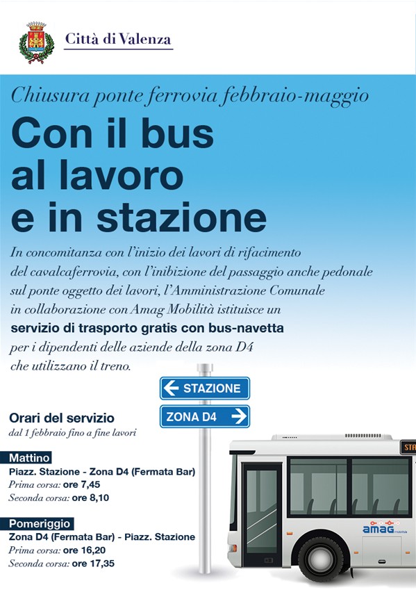 CON IL BUS AL LAVORO E IN STAZIONE 