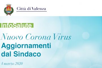 CORONA VIRUS - Aggiornamenti dal Sindaco Gianluca Barbero