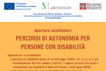 PNRR M5 C2 1.2 &quot;Percorsi di autonomia per persone con disabilit&#224;&quot; CUP F34H22000360001