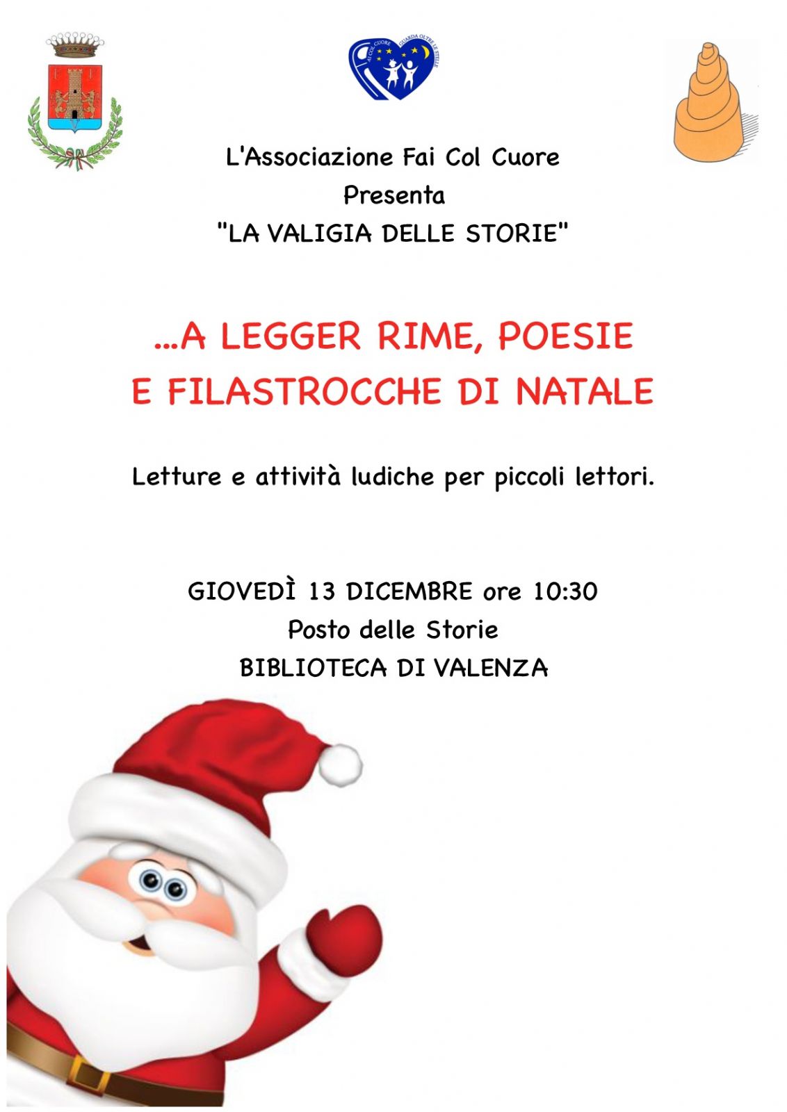 Poesie Di Natale Per Bambini In Rima.Letture Natalizie Per Bambini A Legger Rime Poesie E Filastrocche Di Natale Citta Di Valenza